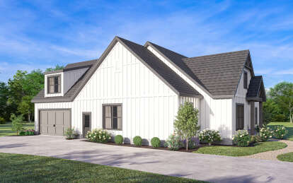 Modern Farmhouse House Plan #009-00349 Elevation Photo