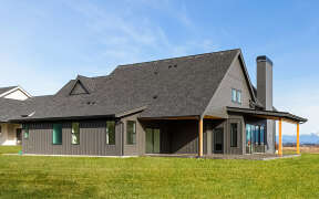 Modern Transitional House Plan #2464-00098 Build Photo