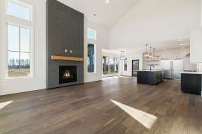 Modern Transitional House Plan #2464-00098 Build Photo
