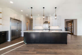 Modern Transitional House Plan #2464-00098 Build Photo