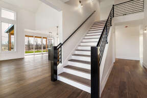 Modern Transitional House Plan #2464-00098 Build Photo
