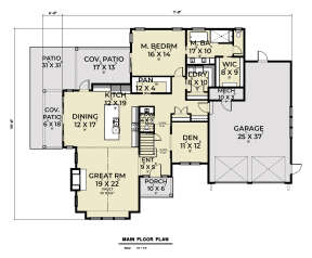 Main Floor  for House Plan #2464-00098
