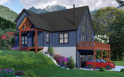 Mountain House Plan #940-00777 Elevation Photo