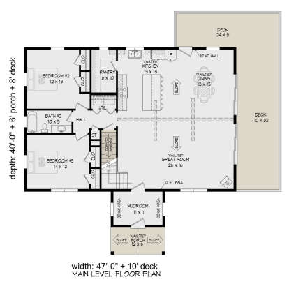 Main Floor  for House Plan #940-00777