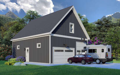 House Plan House Plan #29092 Angled Front Elevation