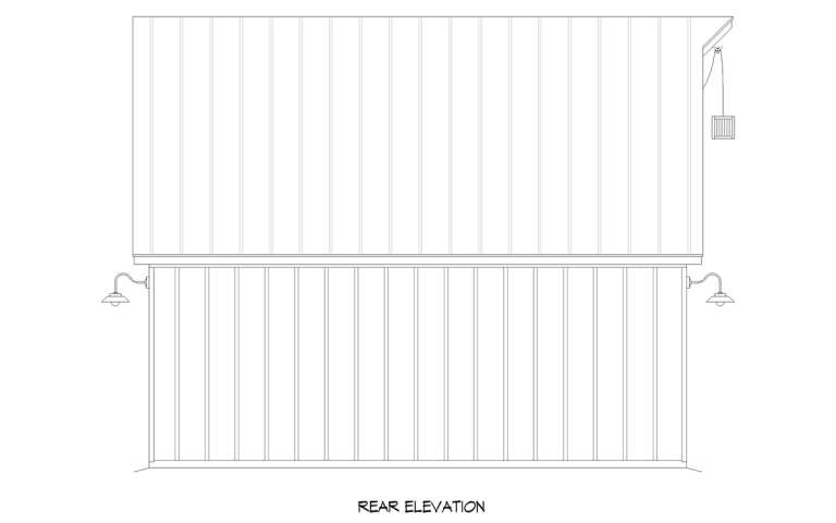 Barn House Plan #940-00780 Elevation Photo