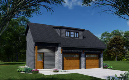Craftsman House Plan #5458-00106 Elevation Photo