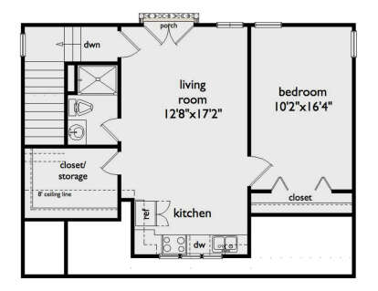 Second Floor for House Plan #5458-00106