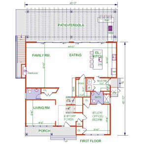Main Floor  for House Plan #033-00136