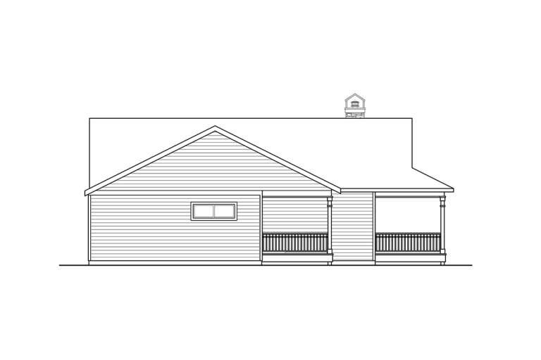 Craftsman House Plan #035-01061 Elevation Photo