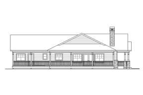 Craftsman House Plan #035-01061 Elevation Photo