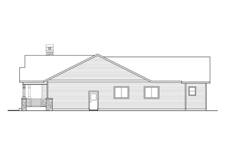 Craftsman House Plan #035-01061 Elevation Photo