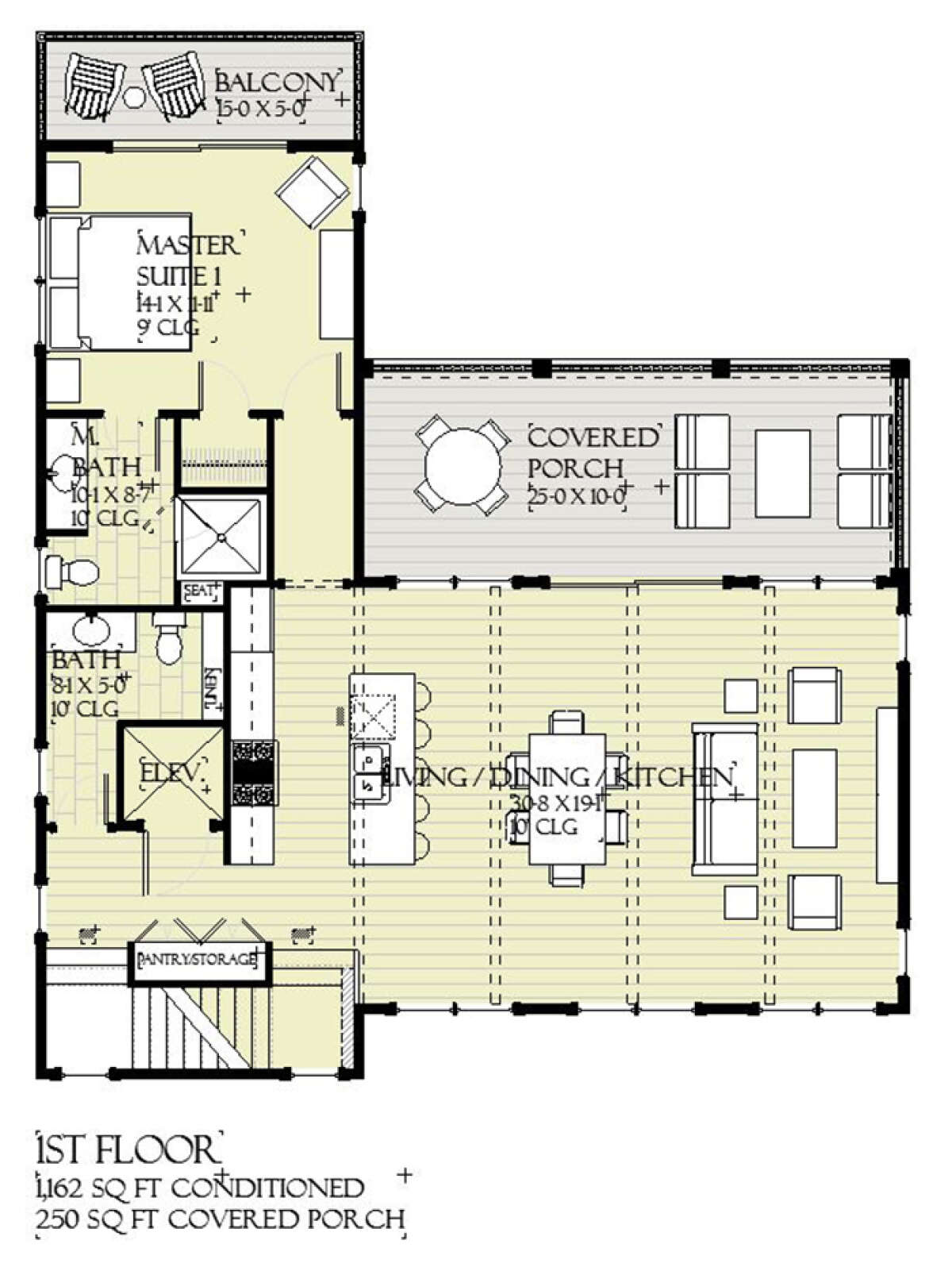 Main Floor for House Plan #1637-00168
