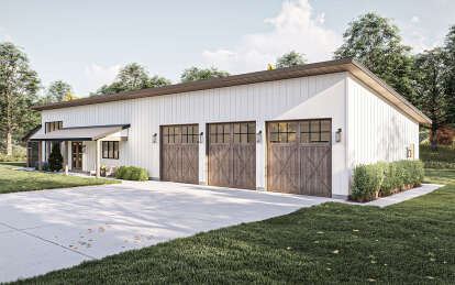 Barn House Plan #963-00780 Elevation Photo