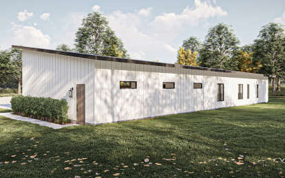 Barn House Plan #963-00780 Elevation Photo