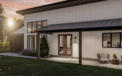 Barn House Plan #963-00780 Elevation Photo