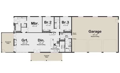 House Plan House Plan #29100 Drawing 1