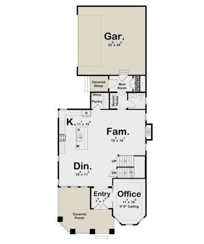 Main Floor  for House Plan #963-00781