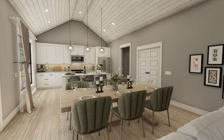 Modern Farmhouse House Plan #009-00350 Additional Photo