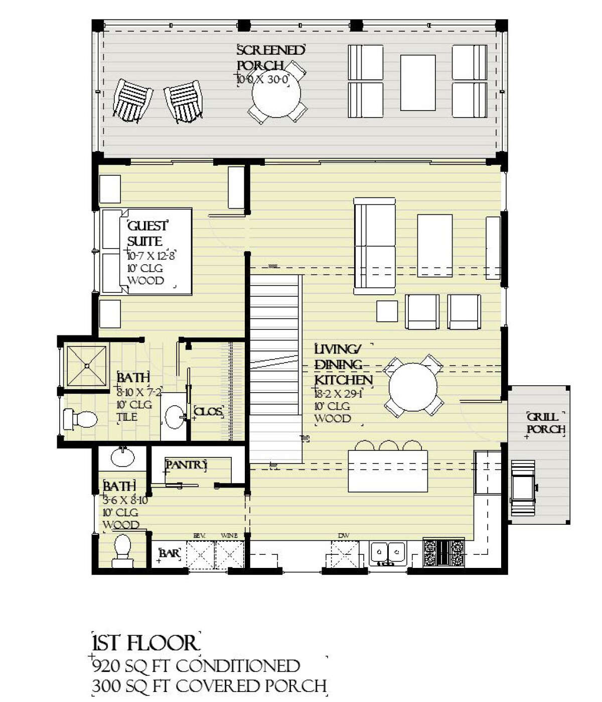 Main Floor for House Plan #1637-00170