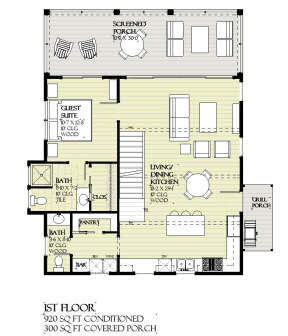 Main Floor for House Plan #1637-00170