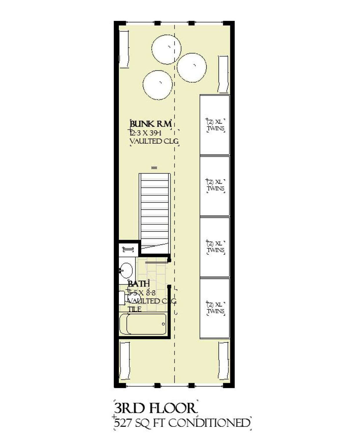 Third Floor for House Plan #1637-00170