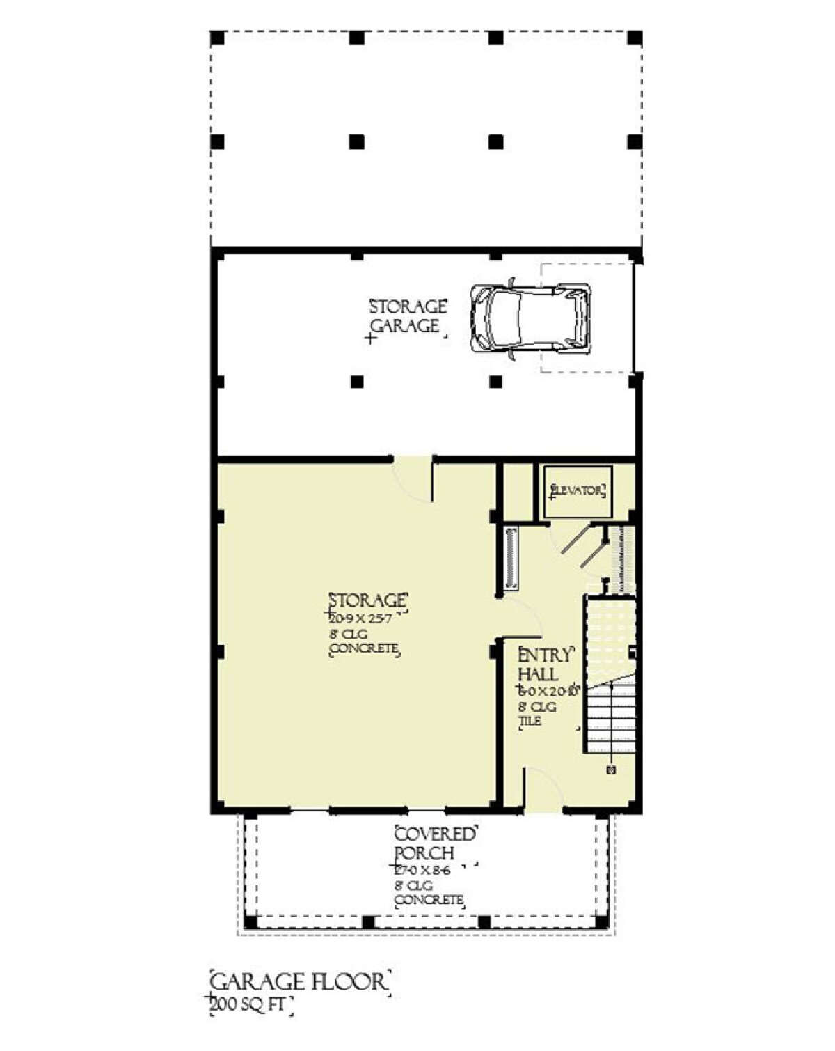 Lower Floor for House Plan #1637-00171