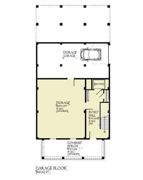 Lower Floor for House Plan #1637-00171