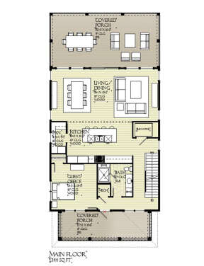 Main Floor for House Plan #1637-00171