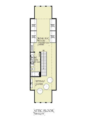 Third Floor for House Plan #1637-00171