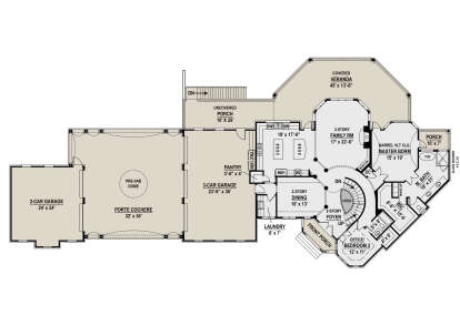 Main Floor  for House Plan #4195-00055