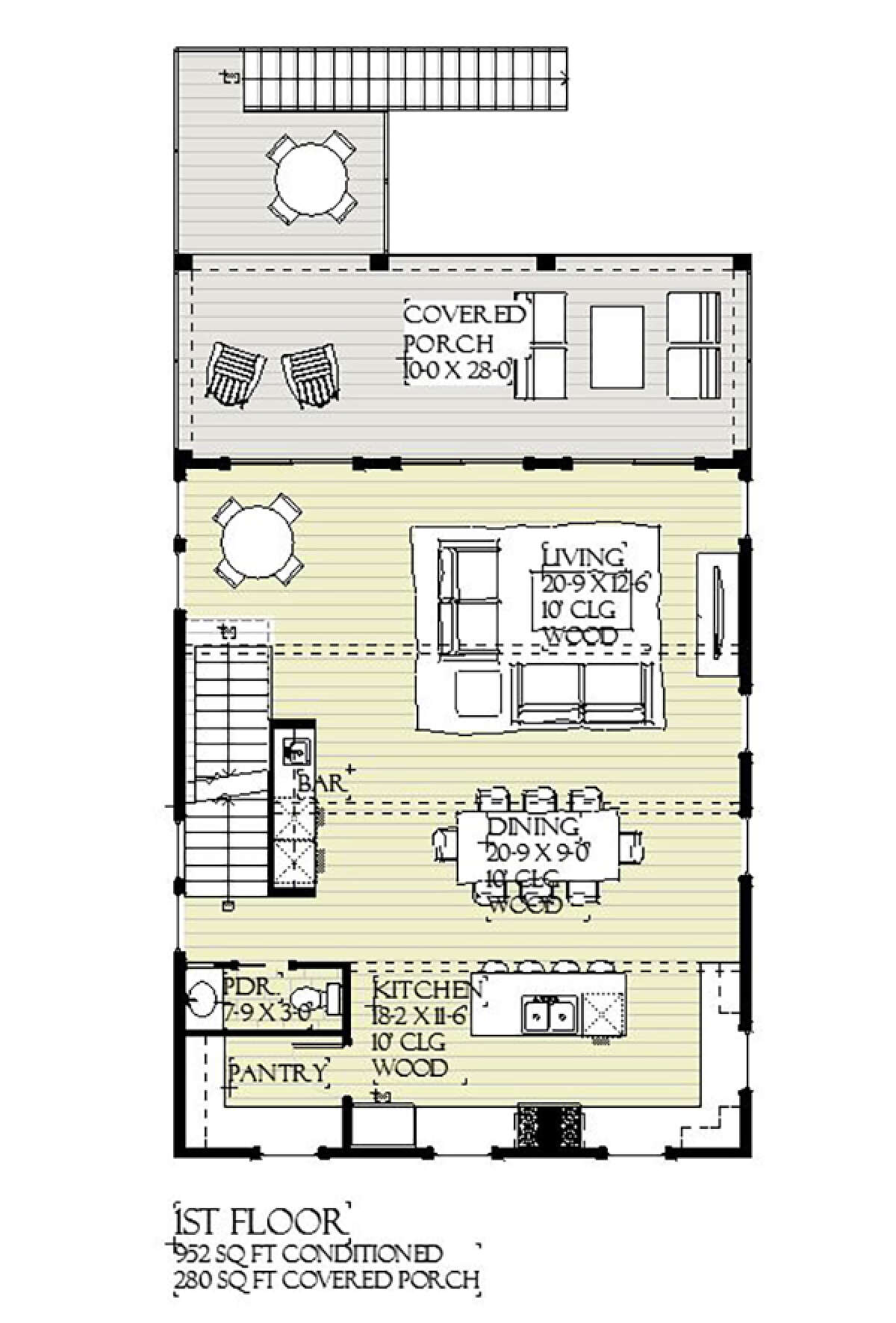 Main Floor for House Plan #1637-00172