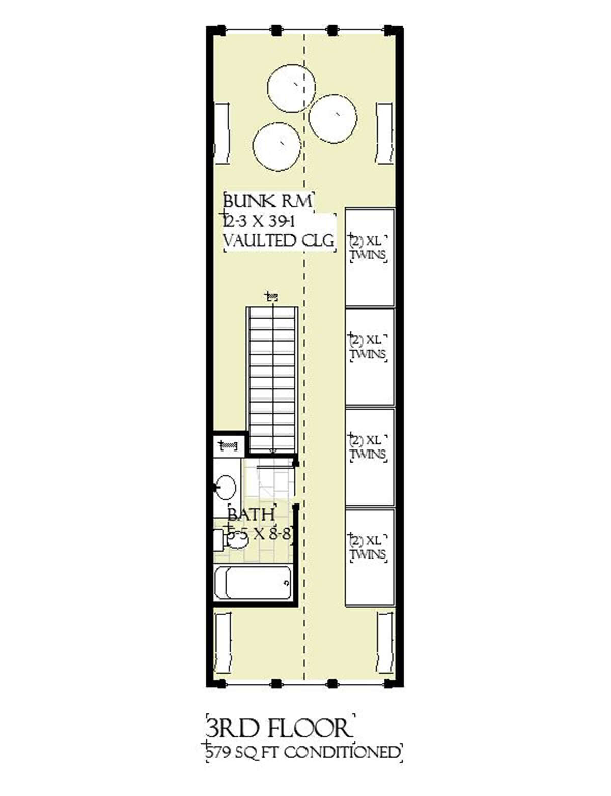 Third Floor for House Plan #1637-00172