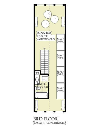 Third Floor for House Plan #1637-00172