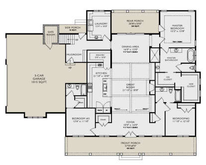 Main Floor  for House Plan #957-00107