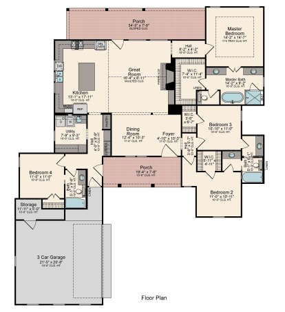 Main Floor  for House Plan #5995-00025