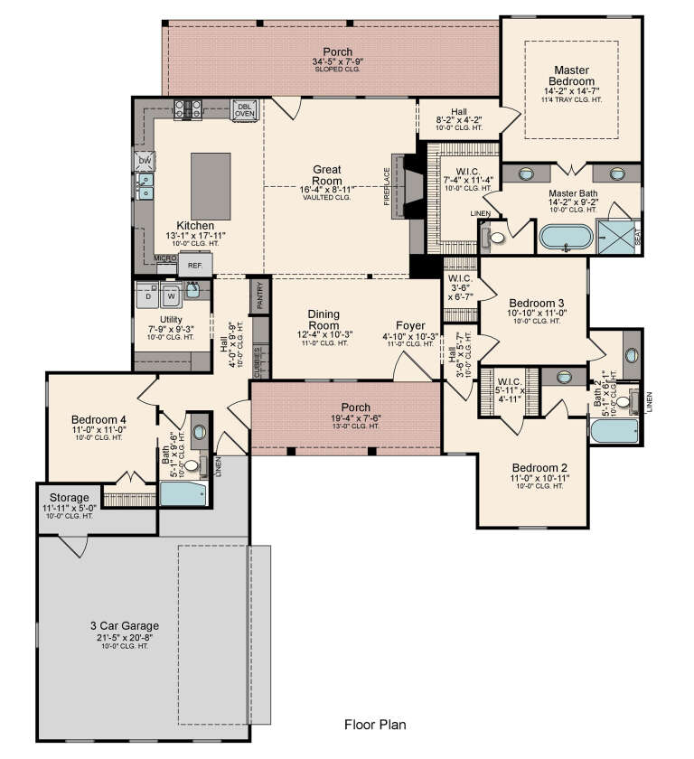 House Plan House Plan #29112 Drawing 1