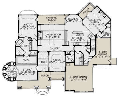 Main Floor  for House Plan #699-00370