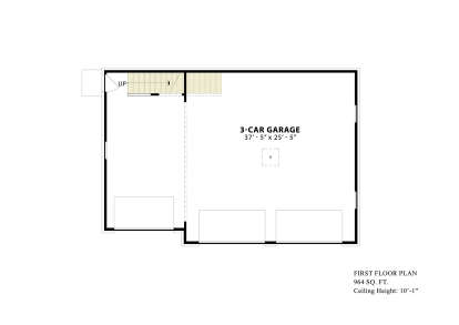 Garage Floor for House Plan #699-00371