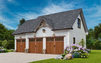 Craftsman House Plan #699-00372 Elevation Photo