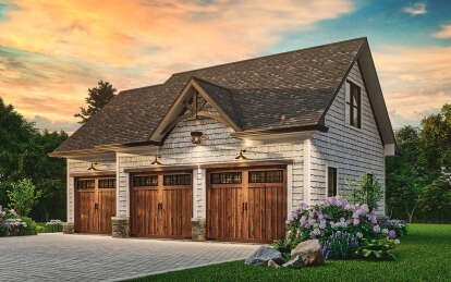 Craftsman House Plan #699-00372 Elevation Photo