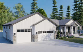 Craftsman House Plan #2802-00218 Elevation Photo
