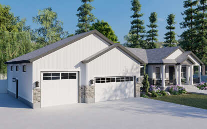 Craftsman House Plan #2802-00218 Elevation Photo