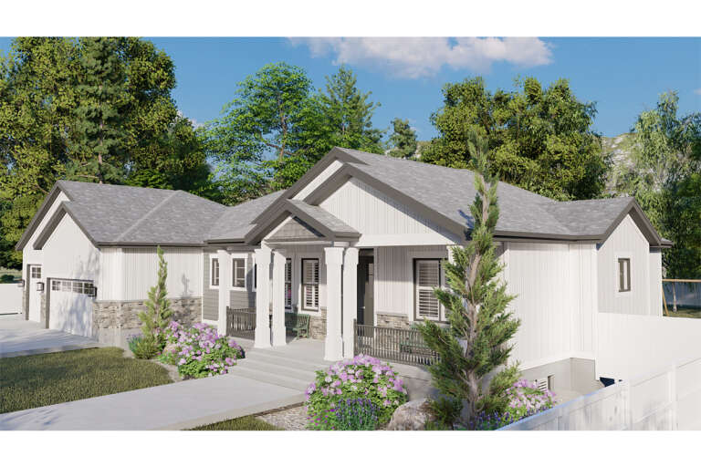 Craftsman House Plan #2802-00218 Elevation Photo