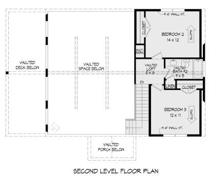 Second Floor for House Plan #940-00781