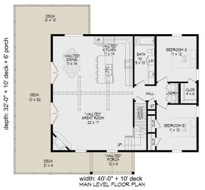 Main Floor for House Plan #940-00782