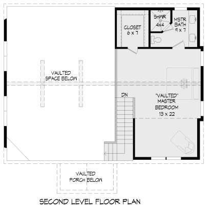 Second Floor for House Plan #940-00782
