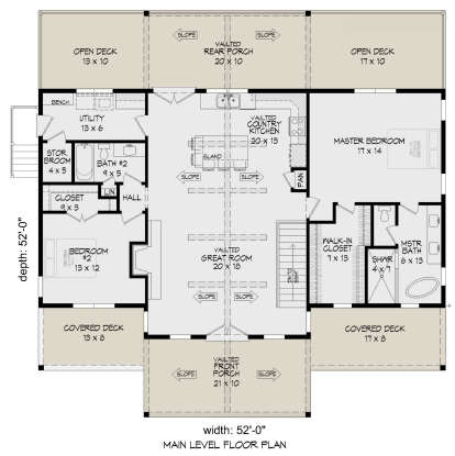 Main Floor for House Plan #940-00783