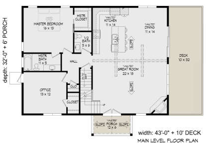 Main Floor for House Plan #940-00784