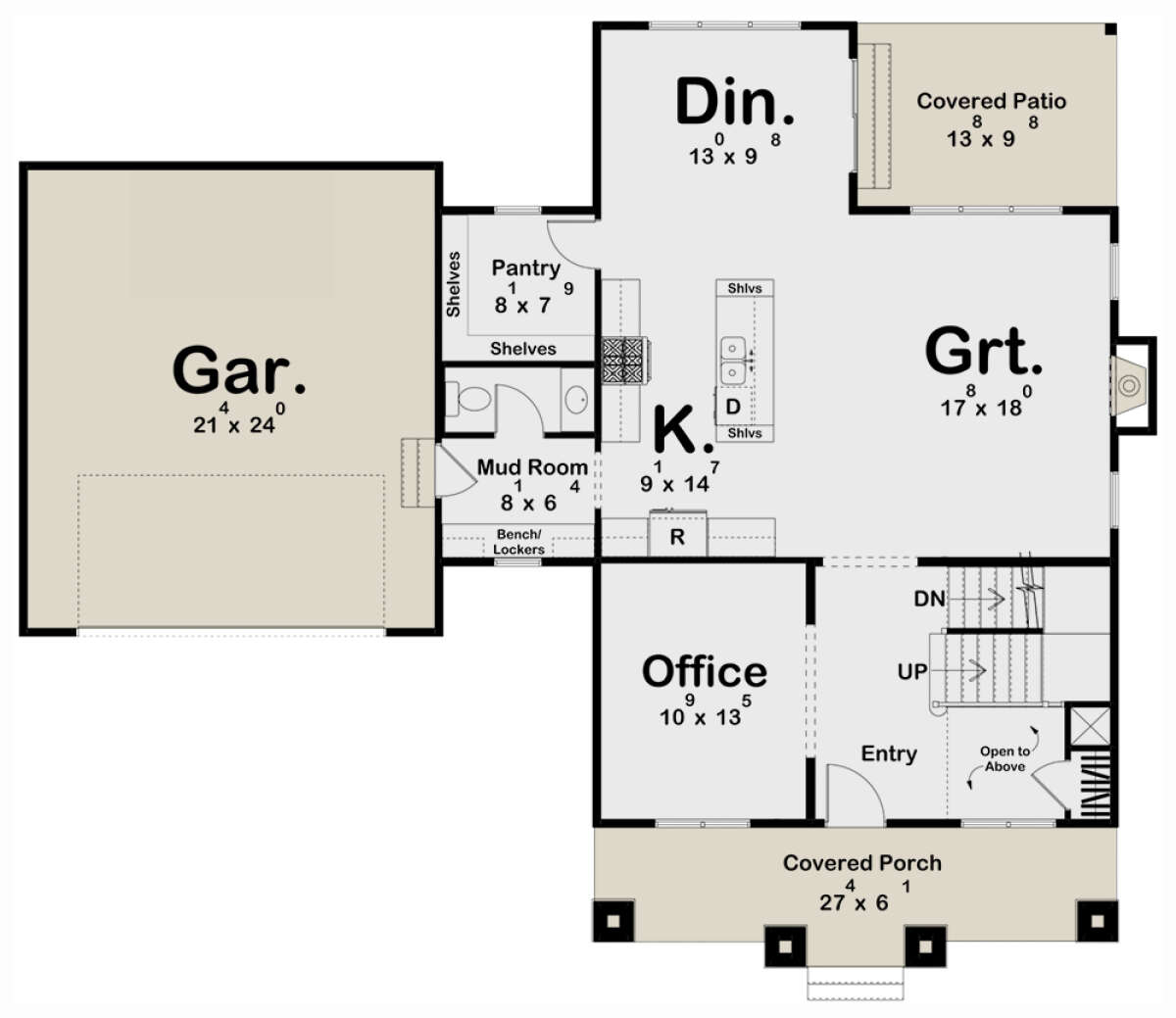 Main Floor for House Plan #963-00782
